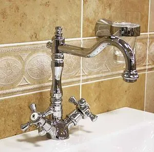 Смеситель для раковины Rav Slezak Morava retro хром MK121.5/8 Смеситель для раковины Rav Slezak Morava retro хром MK121.5/8, 3