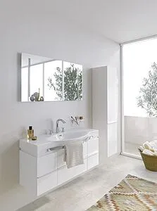 Шкаф-пенал подвесной Laufen Palace 35 белый 4.0202.1.075.463.R Шкаф-пенал подвесной Laufen Palace 35 белый 4.0202.1.075.463.R, 4