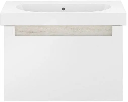 Тумба-умывальник подвесная Kerama Marazzi Buongiorno 80 белый BGN.80.1\WHT+BG.wb.80