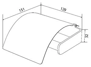 Держатель туалетной бумаги Am.Pm Inspire хром A50341464 Держатель туалетной бумаги Am.Pm Inspire хром A50341464, 2