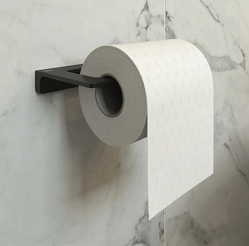 Держатель туалетной бумаги IDDIS Slide чёрный матовый SLIBS00i43