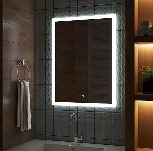 Зеркало с подсветкой Continent Sevilla Led 80x90 белый ЗЛП549