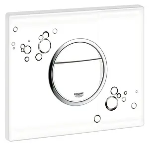 Клавиша смыва для унитаза Grohe Nova Cosmopolitan Print 38847LI0 белый глянцевый Клавиша смыва для унитаза Grohe Nova Cosmopolitan Print 38847LI0 белый глянцевый, 5