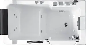 Ванна акриловая с гидромассажем Abber 130x70 R AB9000 B R Ванна акриловая с гидромассажем Abber 130x70 R AB9000 B R, 2