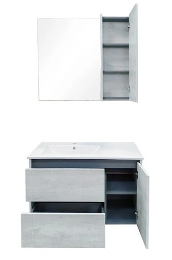 Тумба-умывальник подвесная Comforty Бремен 90 дуб белый 00004142375CF