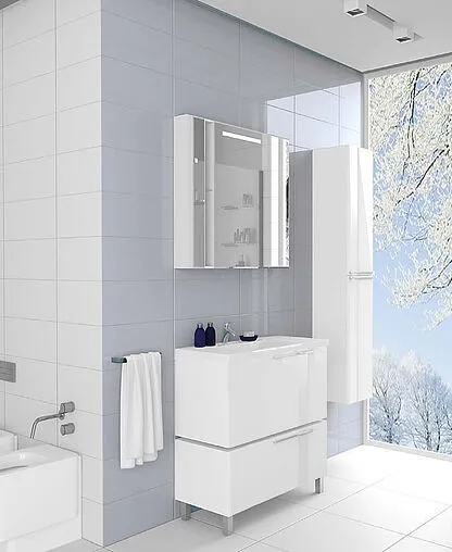 Комод Aquaton Марко 80 белый 1A181303MO010