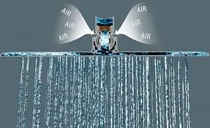 Лейка верхнего душа с потолочным креплением Lemark хром LM9481S, 3