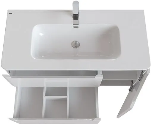 Тумба-умывальник подвесная IDDIS Edifice 100 белый EDI10W1i95K