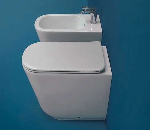 Унитаз приставной безободковый Kerasan Tribeca белый матовый 511830