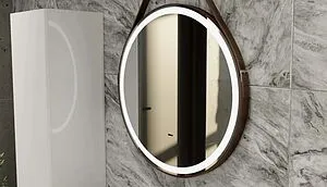 Зеркало на ремне с подсветкой Jorno Wood 50 коричневый Wood.02.50/ТК Зеркало на ремне с подсветкой Jorno Wood 50 коричневый Wood.02.50/ТК, 5