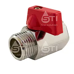 Кран шаровый мини ½"в x ½"н STI Mini 02.02.30015 Кран шаровый мини ½"в x ½"н STI Mini 02.02.30015