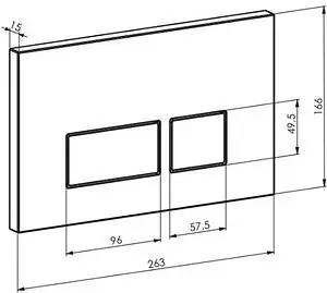 Комплект 6 в 1 Toni Arti Baglio TA-01+TA-BO4936+TA-0052 с кнопкой Freto белый глянцевый Комплект 6 в 1 Toni Arti Baglio TA-01+TA-BO4936+TA-0052 с кнопкой Freto белый глянцевый, 3