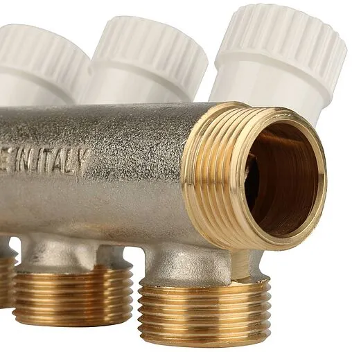 Коллектор регулирующий проходной 3 отвода ¾"в/н x ¾"ек Stout SMB 6851 343403 Коллектор регулирующий проходной 3 отвода ¾"в/н x ¾"ек Stout SMB 6851 343403