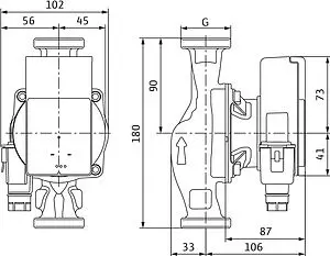 Насос циркуляционный Wilo Atmos PICO 30/1-8 4232697 Насос циркуляционный Wilo Atmos PICO 30/1-8 4232697, 3