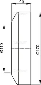 Кольцо декоративное AlcaPlast A98 Кольцо декоративное AlcaPlast A98, 2