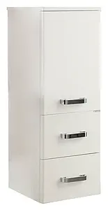 Шкаф-пенал подвесной Aquaton Валенсия 35 R белый 1A123903VAG3R, 1