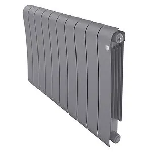 Радиатор биметаллический 10 секций Royal Thermo Infinity 500 Silver Satin RTINSS50010 Радиатор биметаллический 10 секций Royal Thermo Infinity 500 Silver Satin RTINSS50010, 1