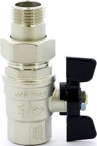 Кран шаровый с американкой ½&quot;в x ½&quot;н Bugatti Oregon 03220027