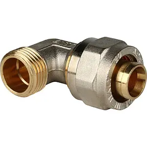 Уголок компрессионный переходной 20мм x ½"н Stout SFS-0006-001220 Уголок компрессионный переходной 20мм x ½"н Stout SFS-0006-001220, 1