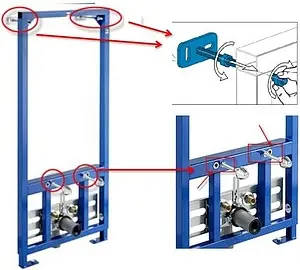 Инсталляция для биде Roca Duplo 890091200 Инсталляция для биде Roca Duplo 890091200, 3