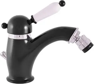 Смеситель для биде Rav Slezak Labe чёрный матовый/хром L545.5KCMATC Смеситель для биде Rav Slezak Labe чёрный матовый/хром L545.5KCMATC, 1