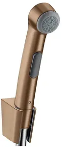 Гигиенический душ с держателем Hansgrohe шлифованное красное золото 32129310, 1