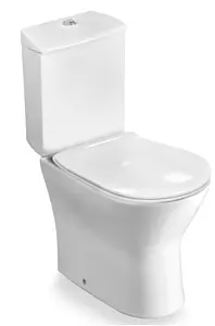 Крышка-сиденье для унитаза с микролифтом Roca Leon белый ZRU9302943, 2