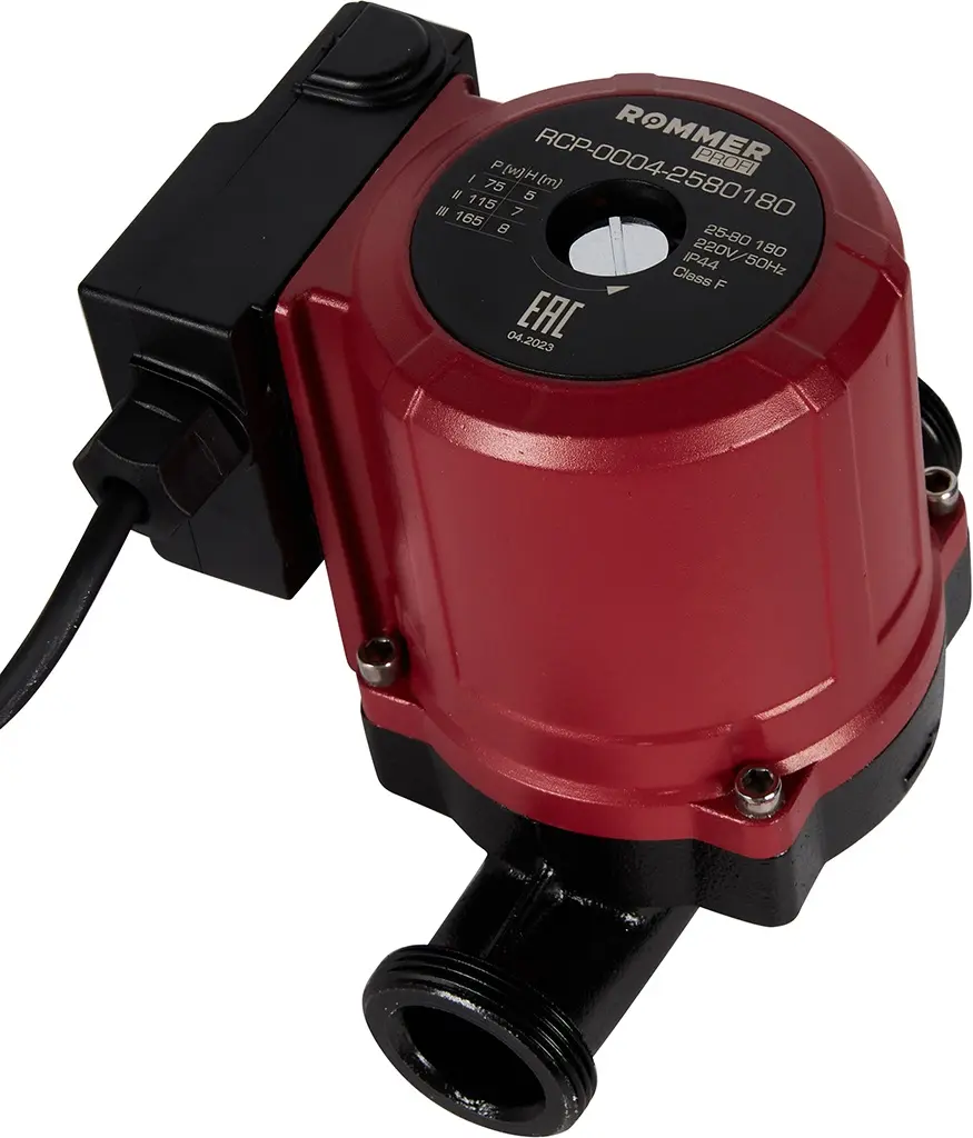 Насос циркуляционный Rommer Profi RATE 25/80-180 RCP-0004-2580180 Насос циркуляционный Rommer Profi RATE 25/80-180 RCP-0004-2580180, 5
