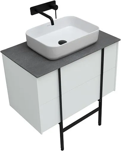 Тумба под умывальник подвесная Allen Brau Reality 80 белый 1.32005.WM