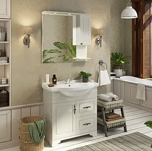 Тумба-умывальник напольная Comforty Севилья 85 слоновая кость Тумба-умывальник напольная Comforty Севилья 85 слоновая кость, 4