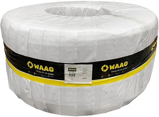 Труба сшитый полиэтилен WAAG White 16 x 2.0 мм PE-Xa EVOH бухта 600м WG.1136611