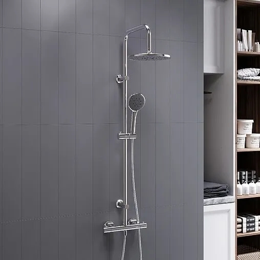 Душевая система с термостатом для душа Dorff Futura хром D0710400