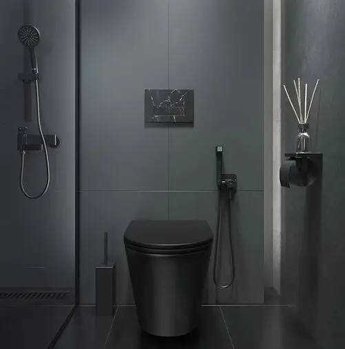 Клавиша смыва для унитаза IDDIS On-X 001 ONX01B0i77 черный мрамор