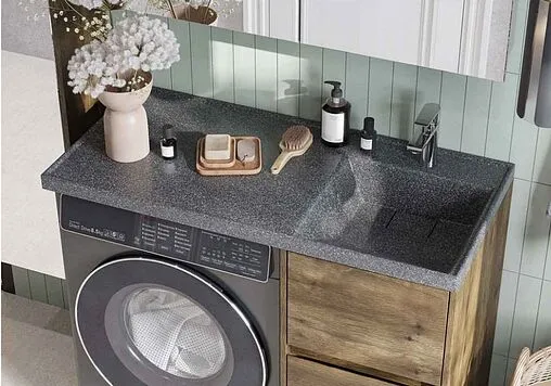 Раковина Aquaton Лондри 120 R графит 1A72243KLH21R