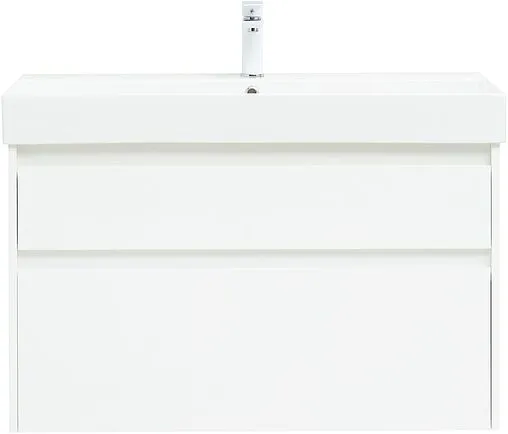 Тумба под умывальник Aquanet Nova Lite 100 (SLIM SYNERGY) белый 00249940