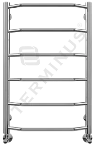 Полотенцесушитель водяной лесенка Terminus Виктория П6 500х796 полированная сталь 4670030725134, 1