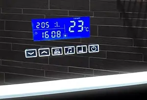 Зеркало с подсветкой Continent Demure Led 120 с музыкальным блоком, с подогревом белый ЗЛП796 Зеркало с подсветкой Continent Demure Led 120 с музыкальным блоком, с подогревом белый ЗЛП796, 3