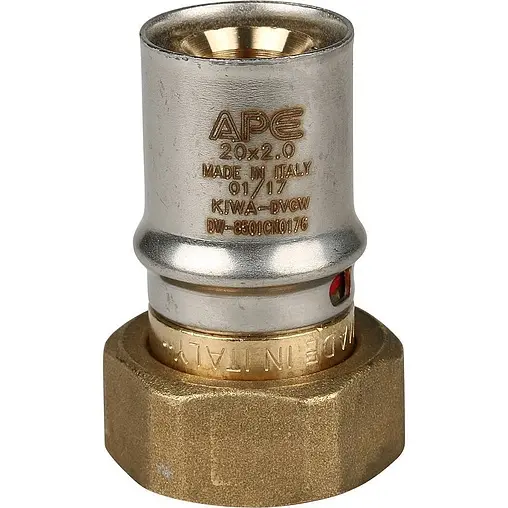 Муфта пресс с накидной гайкой 20мм x ¾"нг APE 3AP185 3420