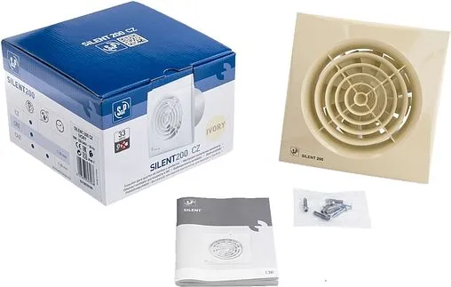 Вентилятор вытяжной Soler &amp; Palau SILENT-200 CZ IVORY