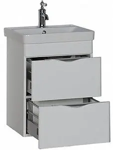 Тумба-умывальник Aquanet Орлеан 50 белый 00183080+00182310 Тумба-умывальник Aquanet Орлеан 50 белый 00183080+00182310, 5