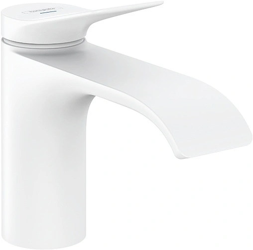 Кран для раковины Hansgrohe Vivenis 80 белый матовый 75013700