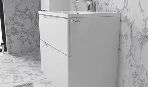 Тумба под умывальник подвесная Raval Wector 70 белый Wct.01.70/P/W/MD