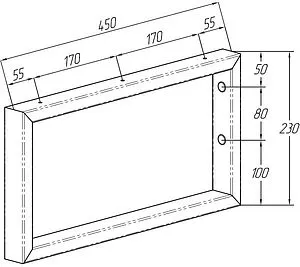 Кронштейн Aquanet Магнум белый 00316692, 2