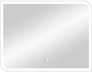 Зеркало с подсветкой Continent Fantasy Led 80x60 с блоком погоды белый ЗЛП2108, 1