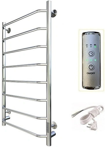 Полотенцесушитель электрический лесенка Тругор Пэк сп 6 100х40 32 мм полированная сталь
