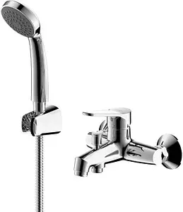 Смеситель для ванны Bravat Emeralda хром F6135147CP-B-RUS, 1