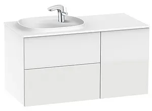 Тумба-умывальник подвесная Roca Beyond 100 белый глянец 851389806 Тумба-умывальник подвесная Roca Beyond 100 белый глянец 851389806, 1