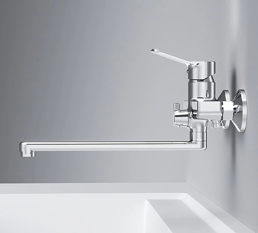 Смеситель для ванны с длинным изливом Am.Pm X-Joy хром F85A90000
