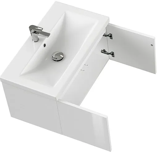 Тумба-умывальник подвесная Cersanit Colour 80 белый 64259+