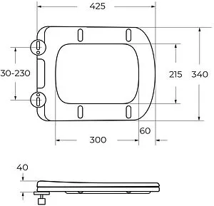 Крышка-сиденье для унитаза с микролифтом BelBagno Veneto белый BB132SC, 2